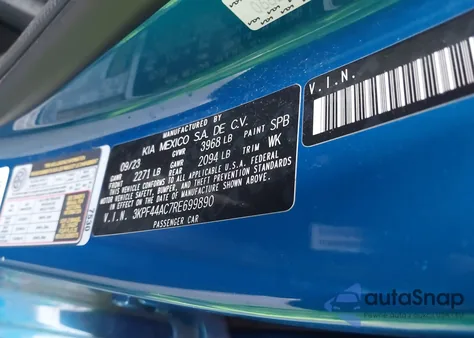 2024 Kia Forte Gt z USA, uszkodzony, nr VIN 3KPF44AC7RE699890